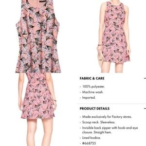 Floral Racerback Fit & Flare Coral NWOT Dress